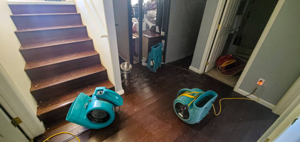 Water damage restoration process in PA